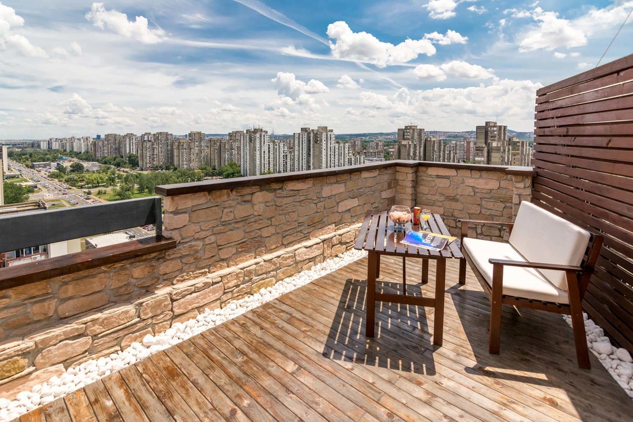 Top View Apartment Beograd Bagian luar foto